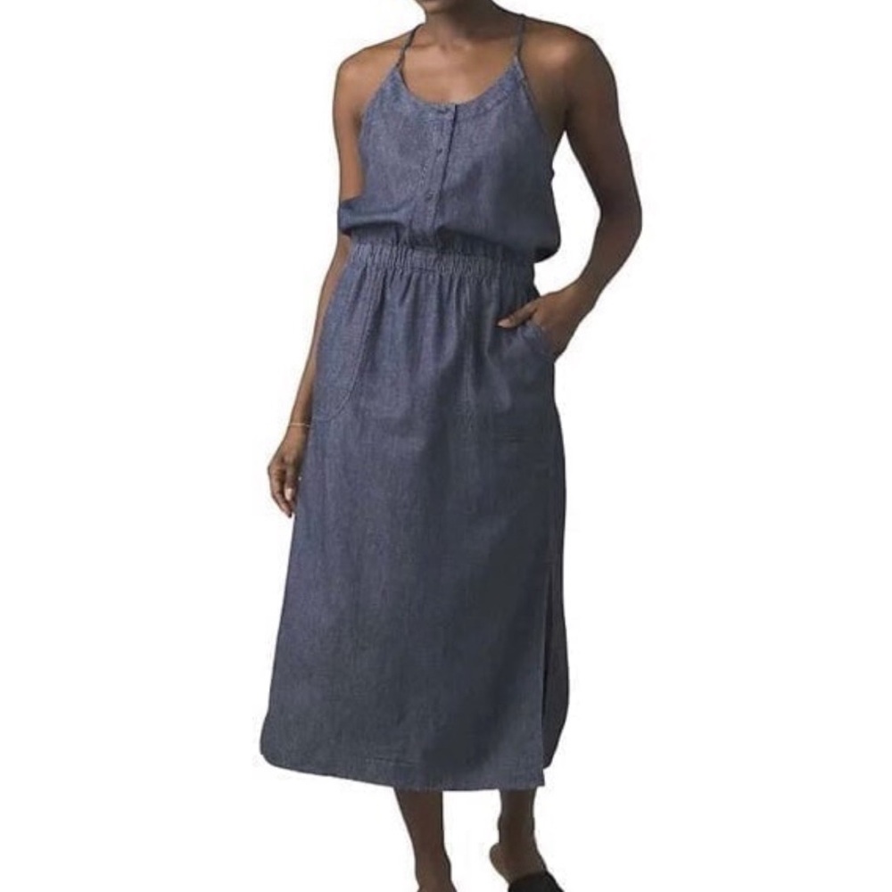 Prana Sky Haven Midi Dress denim